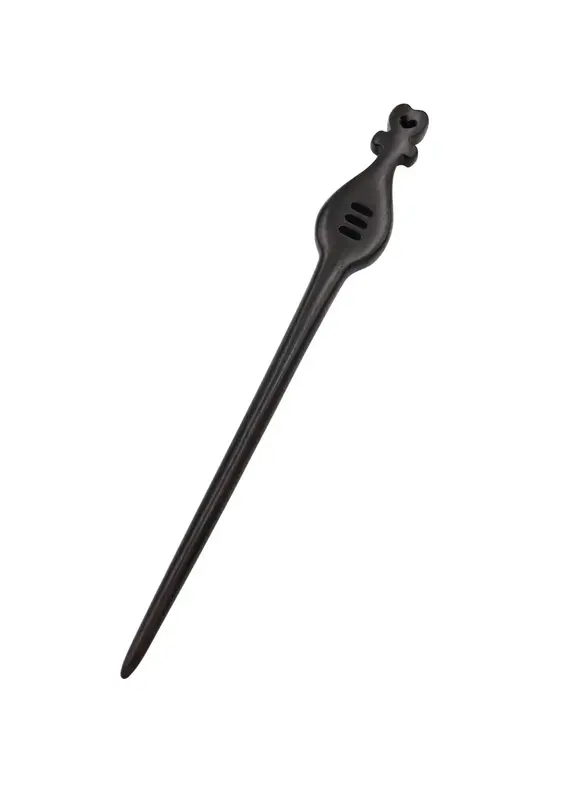 Dark Sandalwood Lute Hair Stick