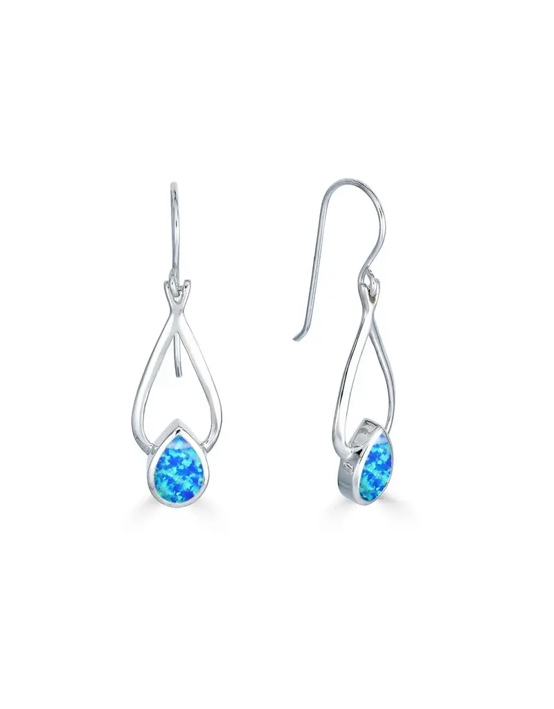 Morningflower Bleeding Heart Opal Earrings