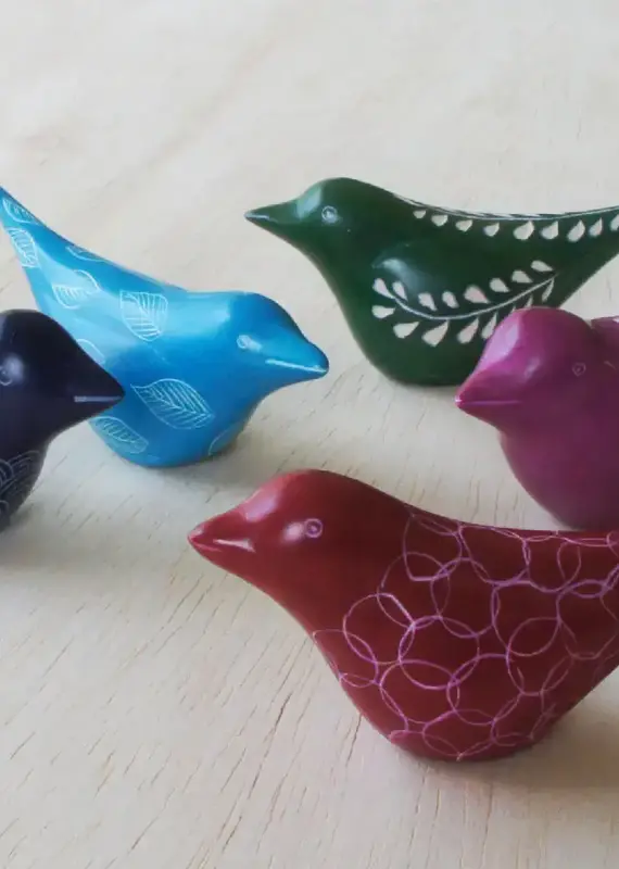 Venture Imports Hand-Carved Stone Bird Figurine
