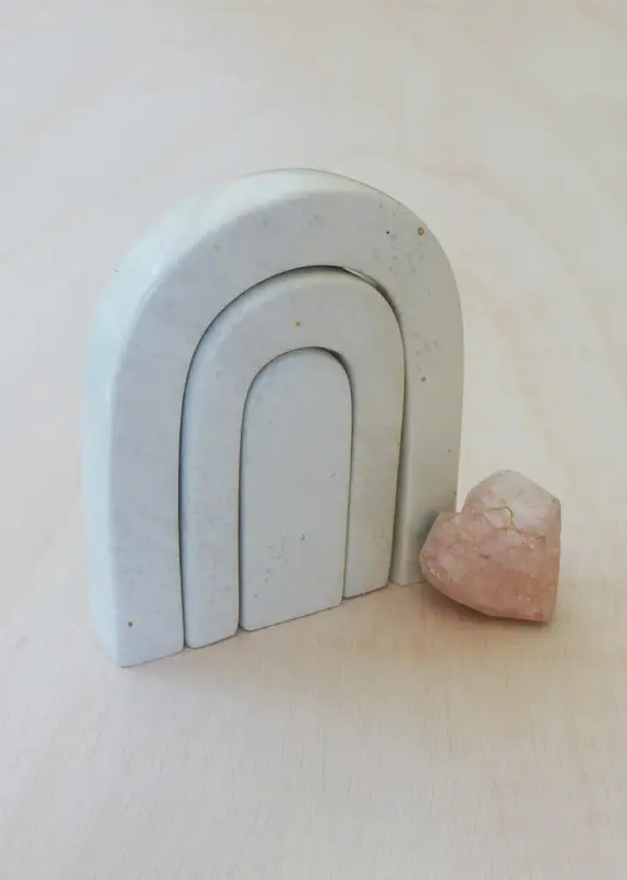 Venture Imports Natural Rainbow Sculpture