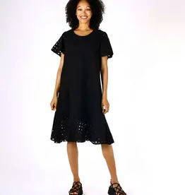 Fenini Embroidered Flair Dress