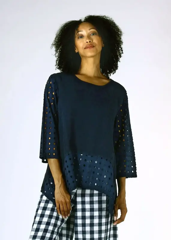 Fenini Eyelet Top