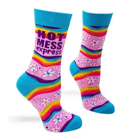Fabdaz Hot Mess Express Women's Crew Socks