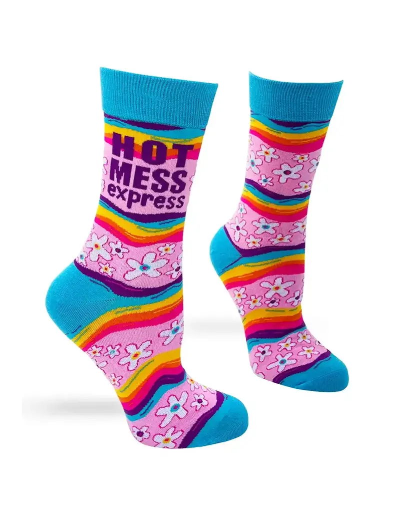Fabdaz Hot Mess Express Women's Crew Socks
