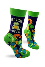 Fabdaz Let That Shit Go Women's Crew Socks