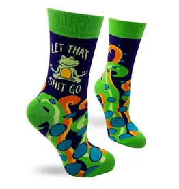 Fabdaz Let That Shit Go Women's Crew Socks