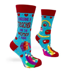 Fabdaz I Became A Teacher Women's Crew Socks