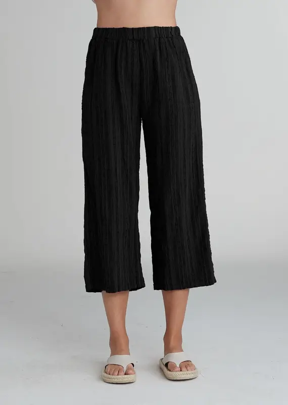 Cut Loose Pinstripe Easy Crop Pants