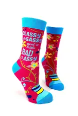 Fabdaz Classy Sassy Women's Crew Socks