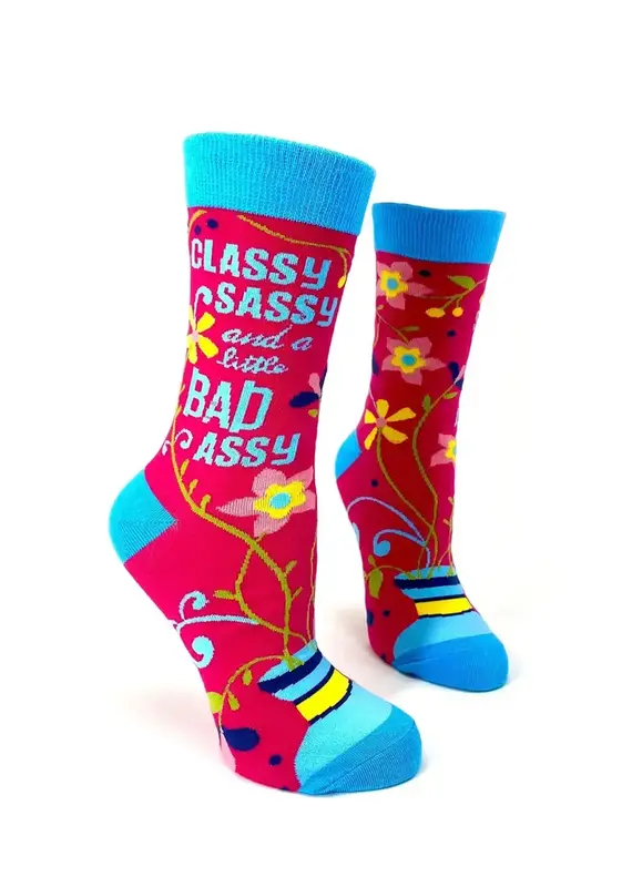 Fabdaz Classy Sassy Women's Crew Socks