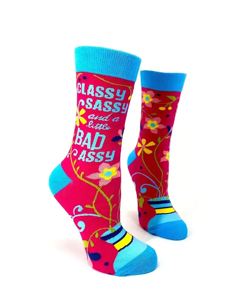 Fabdaz Classy Sassy Women's Crew Socks