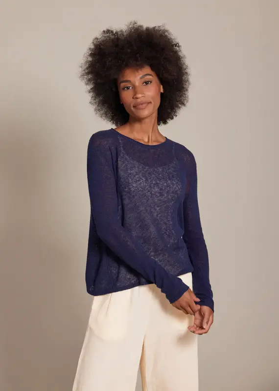 Alashan Cotton Seed Crew Sweater