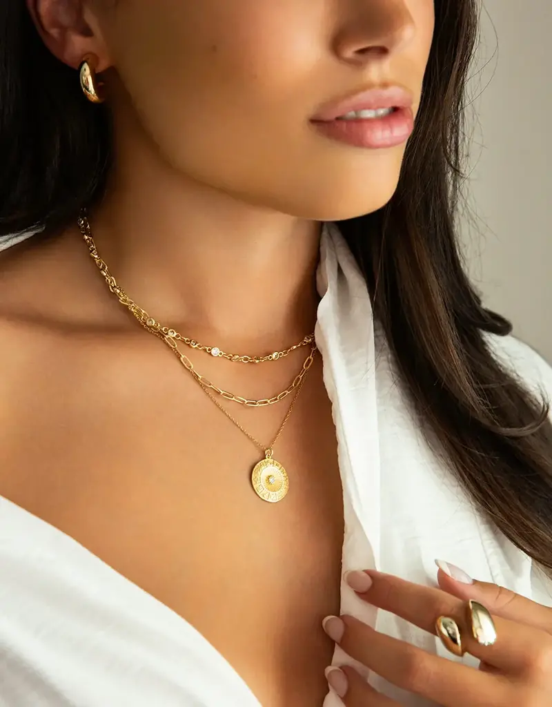 Marlyn Schiff Small Hollow Hoop Earrings