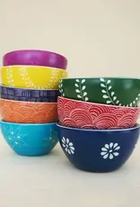 Venture Imports Two Pattern Bowl