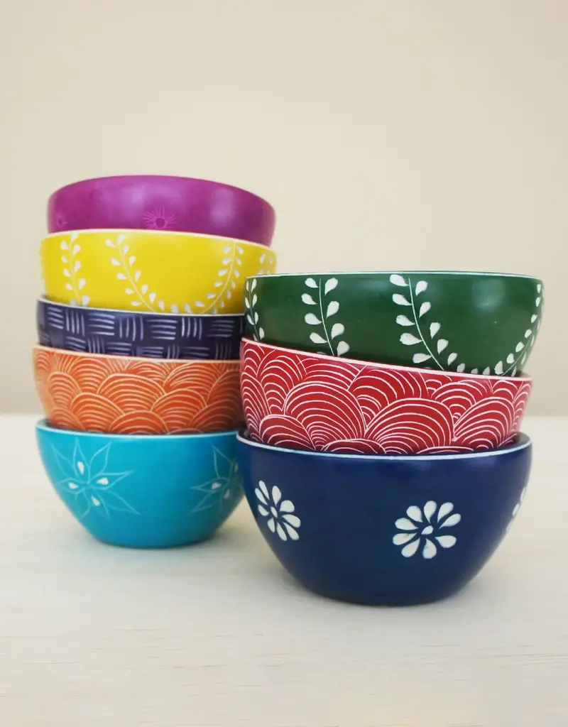 Venture Imports Two Pattern Bowl