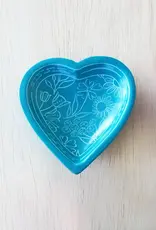 Venture Imports Pattern Heart Dish