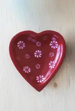 Venture Imports Pattern Heart Dish