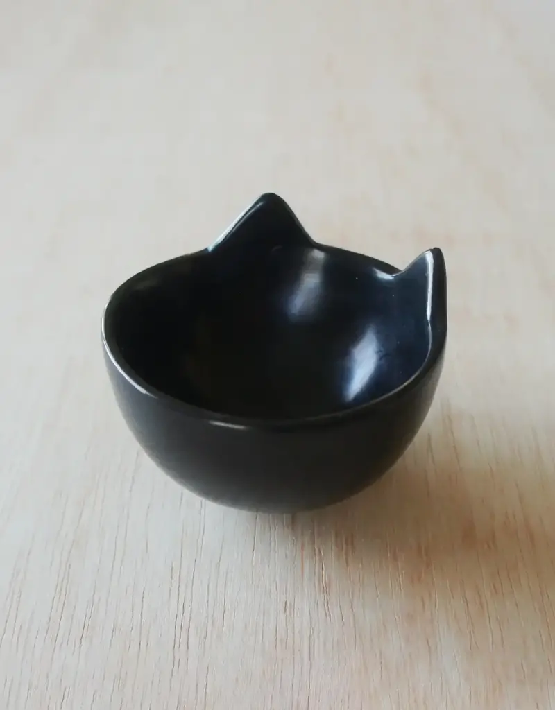 Venture Imports Cat Head Bowl