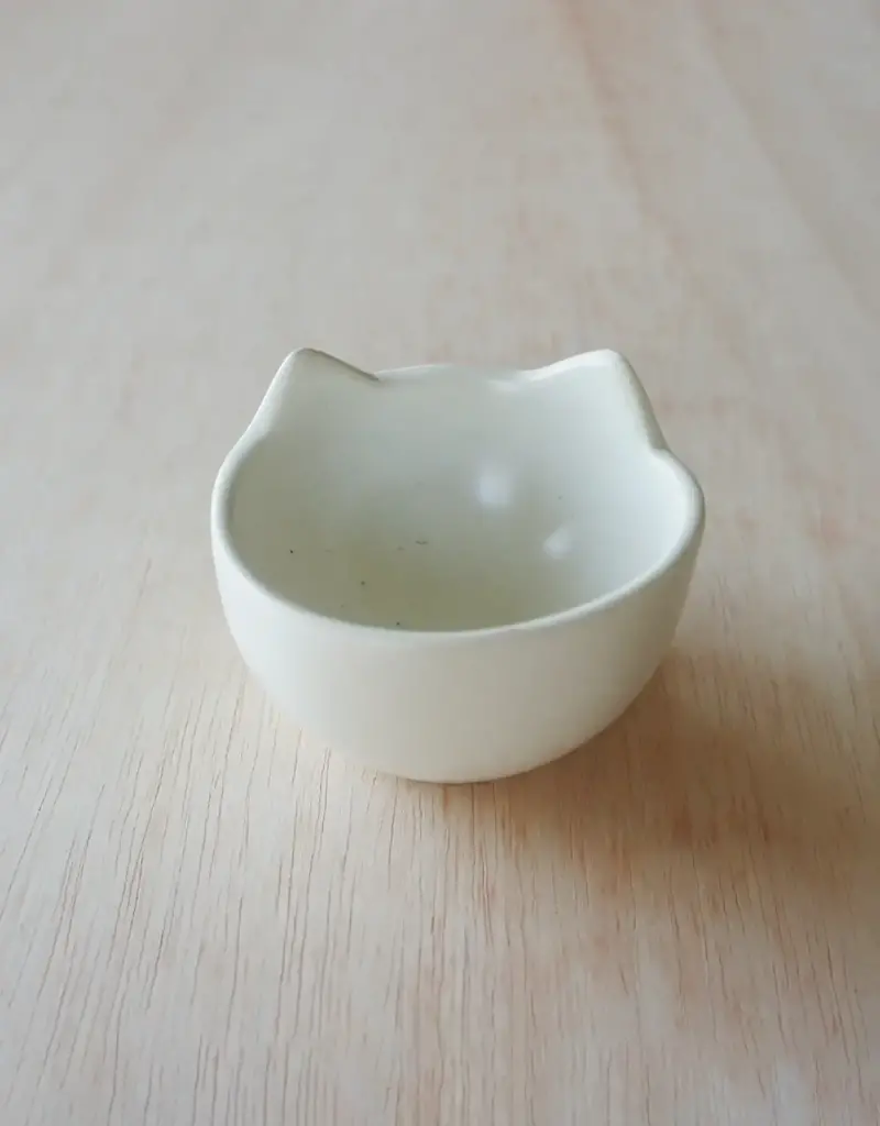 Venture Imports Cat Head Bowl