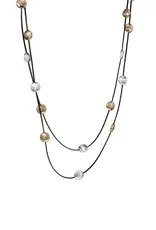 Kole Double Beaded Cord Necklace
