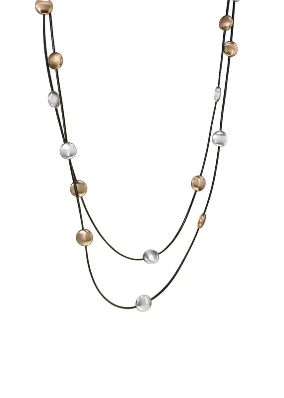 Kole Double Beaded Cord Necklace