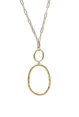 Kole Long Open Link Double Oval Necklace