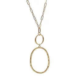 Kole Long Open Link Double Oval Necklace