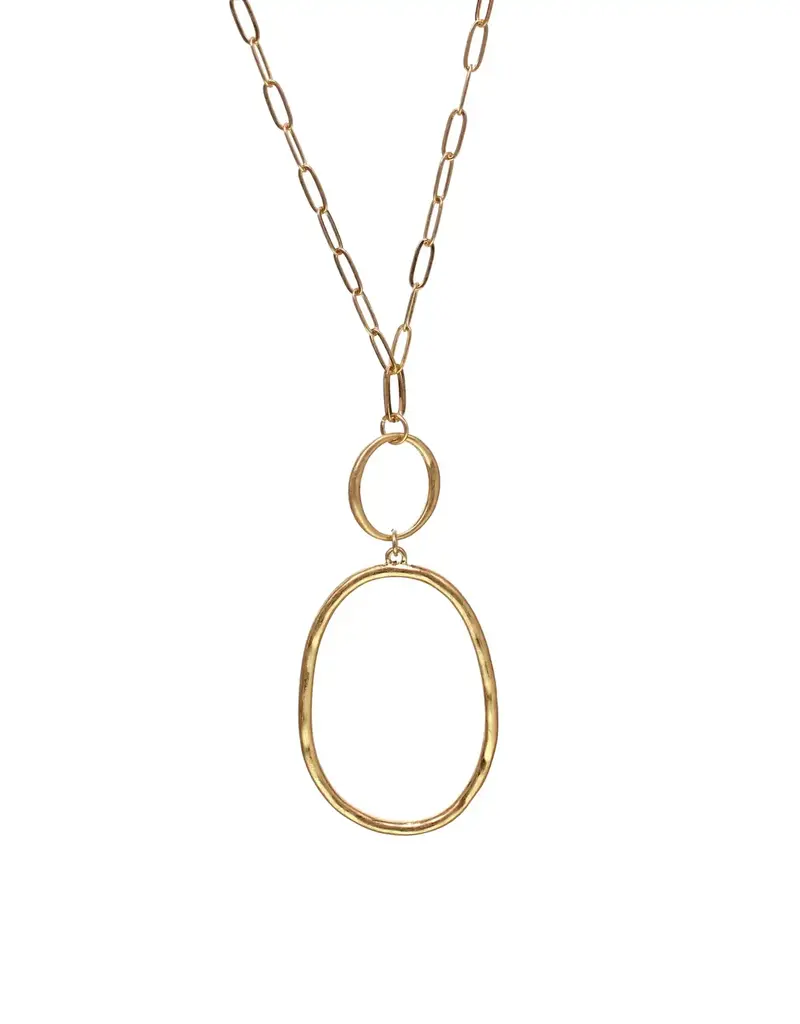 Kole Long Open Link Double Oval Necklace