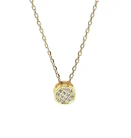 Kole Small Round Cubic Zirconia Pendant Necklace