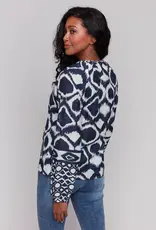 Charlie B Long Sleeve Popover Blouse