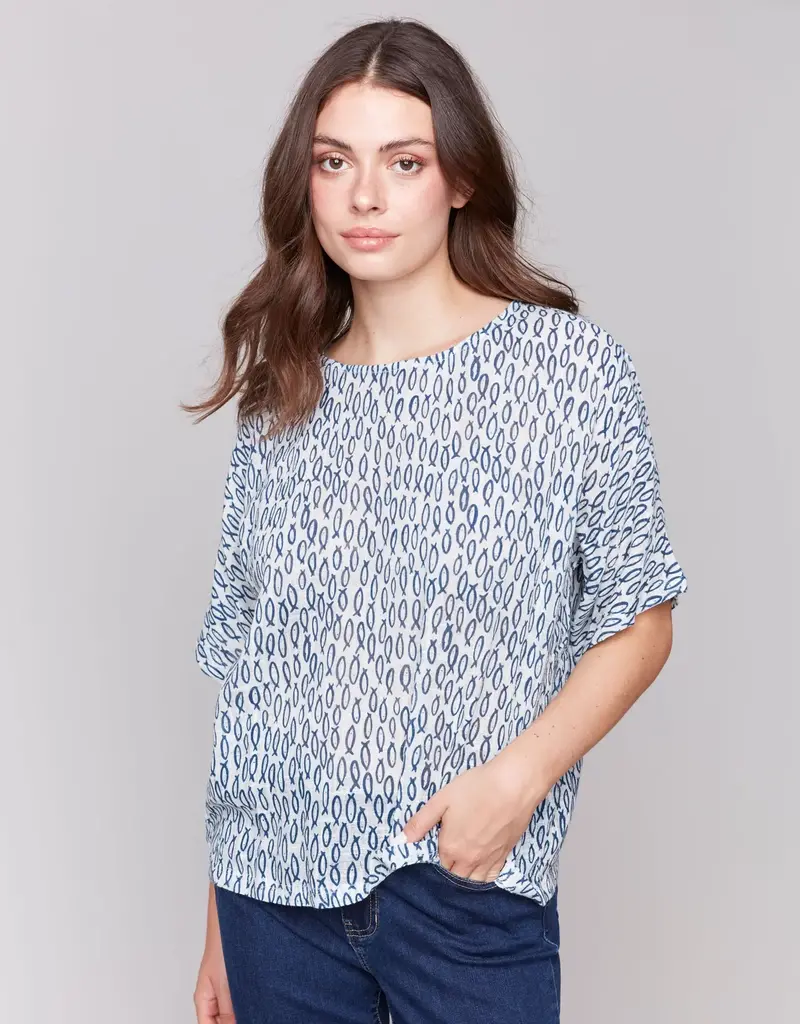 Charlie B Cotton Dolman Top