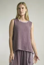 Tempo Paris Sleeveless Dual Texture Top