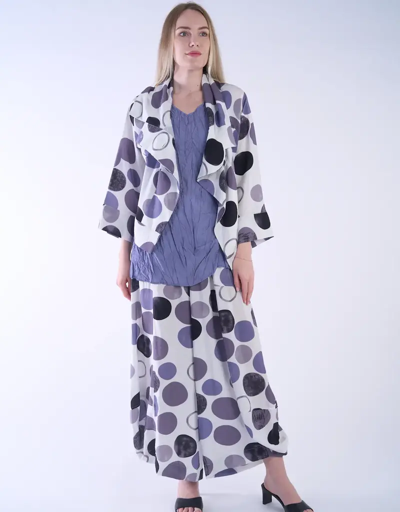 Shana Apparel Polka Dot Lantern Pants