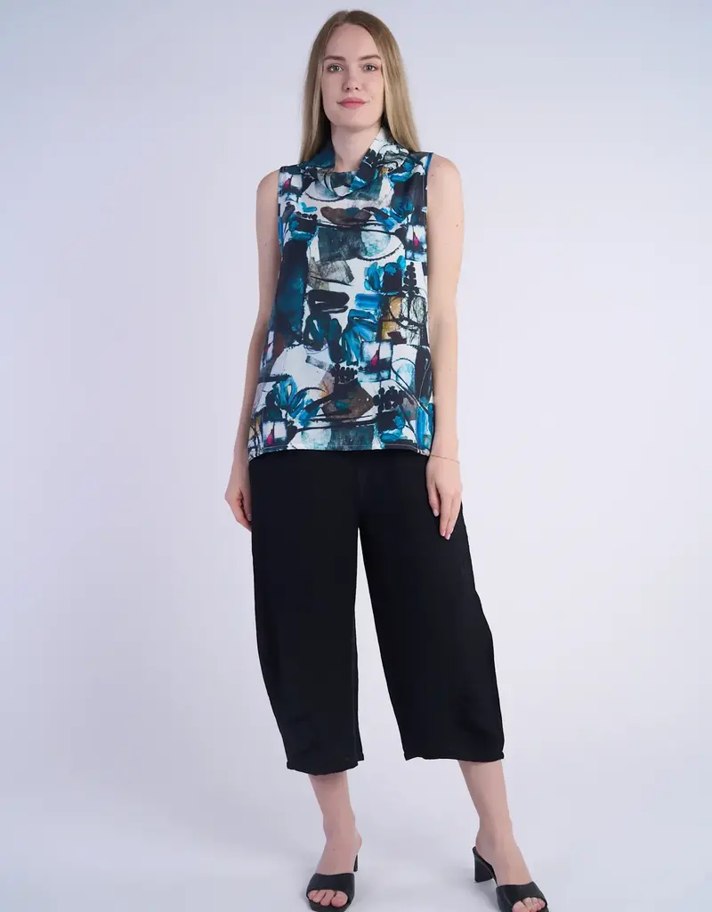 Shana Apparel Solid Capri Pants