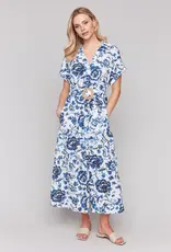 Charlie B Floral Print Cotton Maxi Dress