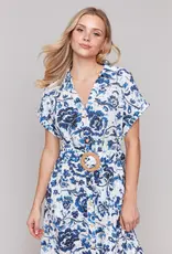 Charlie B Floral Print Cotton Maxi Dress