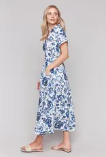 Charlie B Floral Print Cotton Maxi Dress