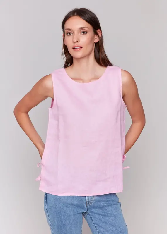 Charlie B Side Tie Tank Top