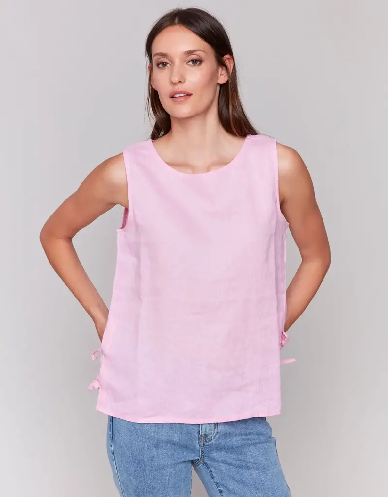 Charlie B Side Tie Tank Top