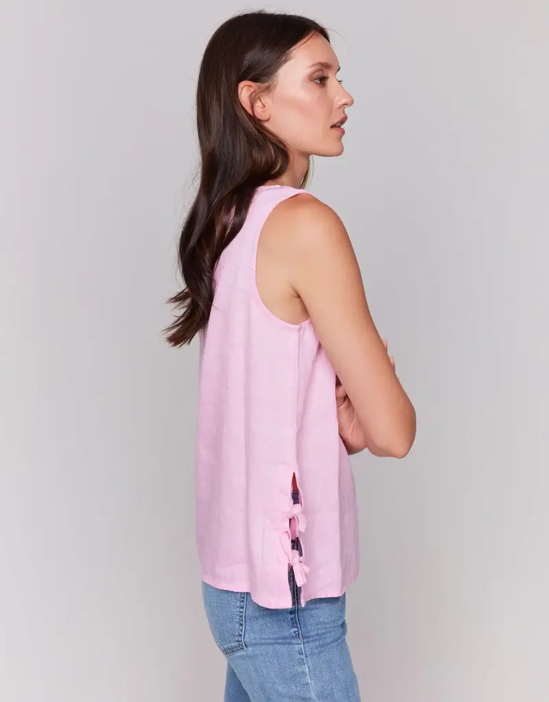 Charlie B Side Tie Tank Top