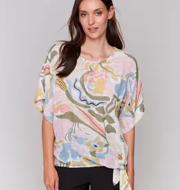 Charlie B Dolman Sleeve Cotton Blouse