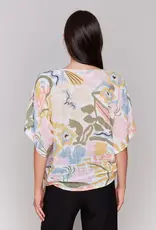 Charlie B Dolman Sleeve Cotton Blouse