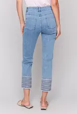 Charlie B Embroidered Hem Jeans