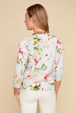 Renuar Floral Knit Sweater