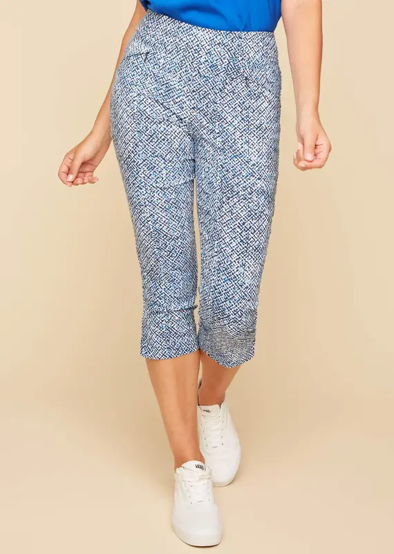 Renuar Woven Capri Pants
