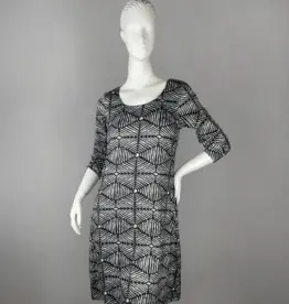 Tango Mango Etched Print Dress