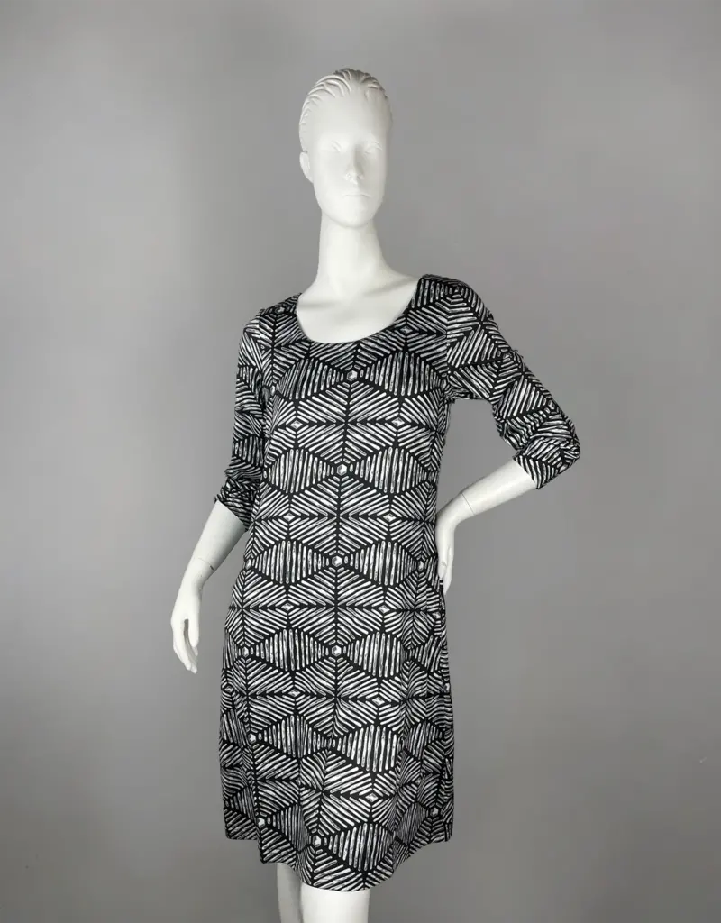 Tango Mango Etched Print Dress