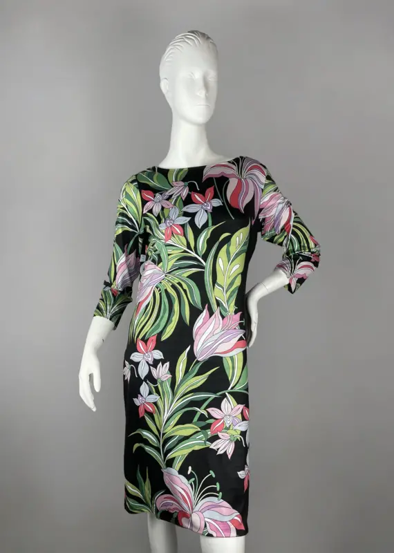 Tango Mango Tropical Print Dress