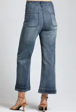 APNY Cropped Wide Leg Pants with Patch Pockets