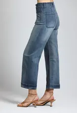 APNY Cropped Wide Leg Pants with Patch Pockets